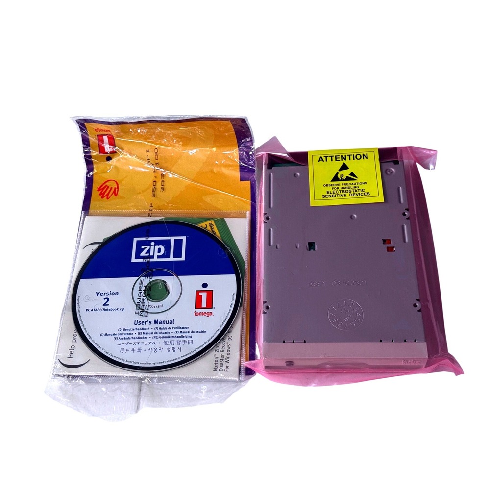 Iomega Zip 250 Internal ATAPI IDE Drive Z250ATAPI New with Software & Manual